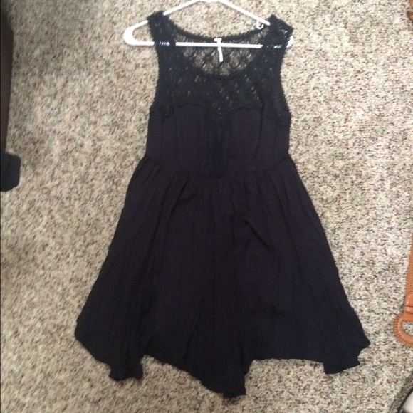 Free People Dresses & Skirts - Free People Black crochet dress nwt