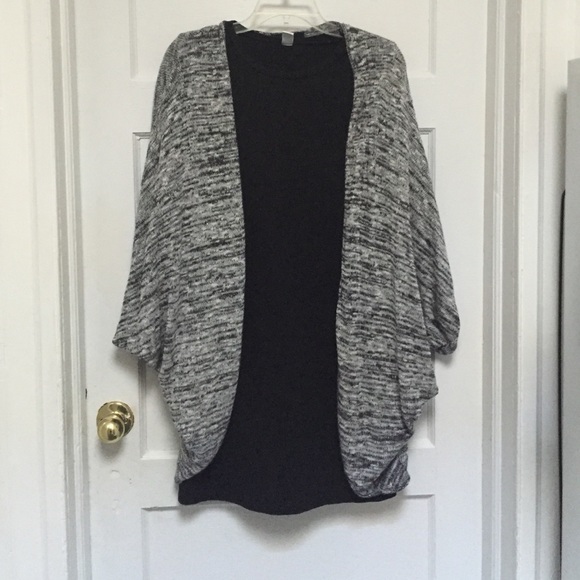 Black Speckled Cardigan