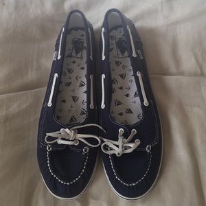 New vans boat shoes - navy - women's 11