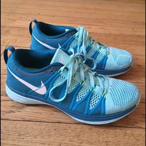 Nike Flyknit Lunar 2 Running Sneakers, Size 6