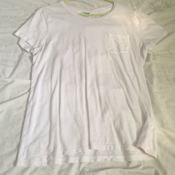 white tee