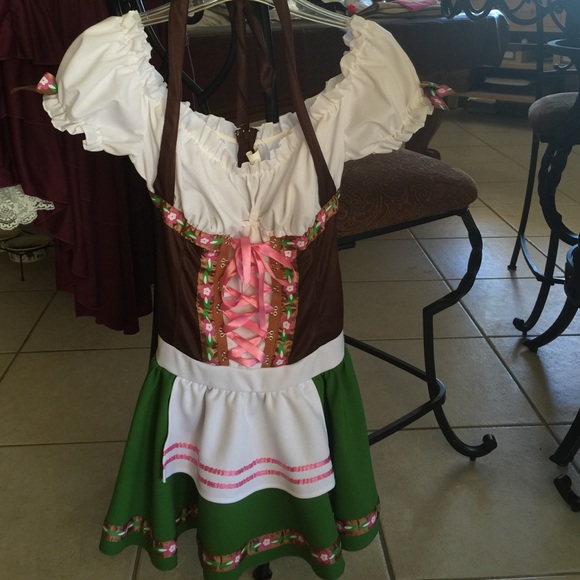Beer girl costume and beer purse  (medium)