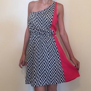 Collective concepts one shoulder dress small