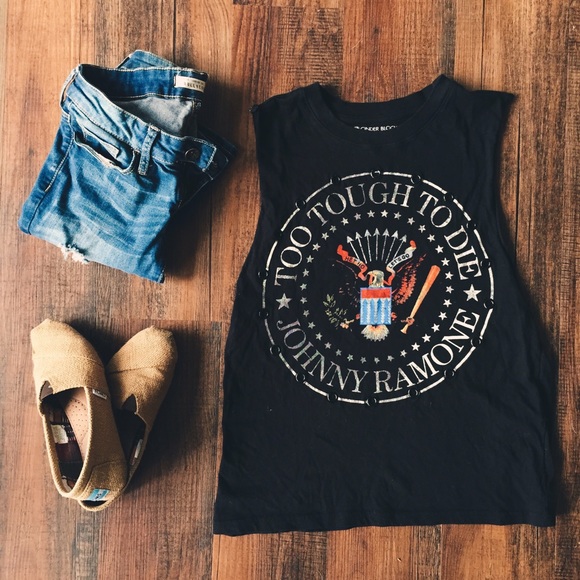 Forever 21 Tops - Black Cut Off