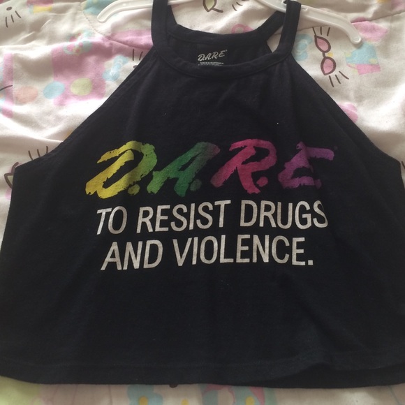 Rainbow DARE Crop top
