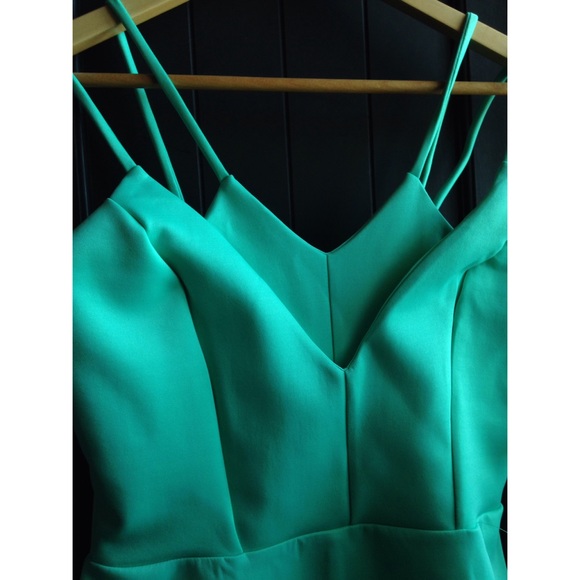 Strappy double v body con dress - Picture 2 of 4