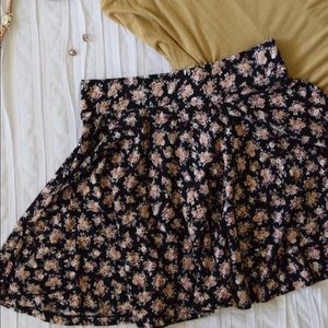 Floral Skater Skirt