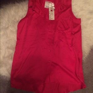 BOGO!! NWT pink Silky top