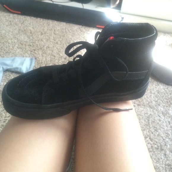 Black high top vans