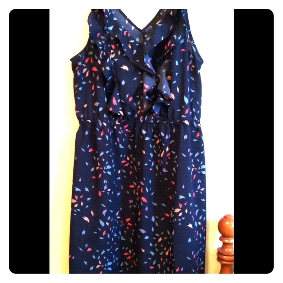 Leaf Print Dress