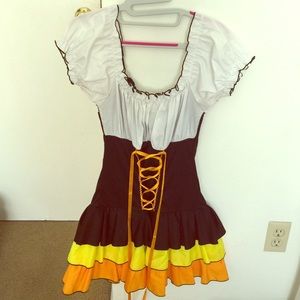 Candy corn witch costume