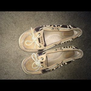 Cheetah sperry topsiders