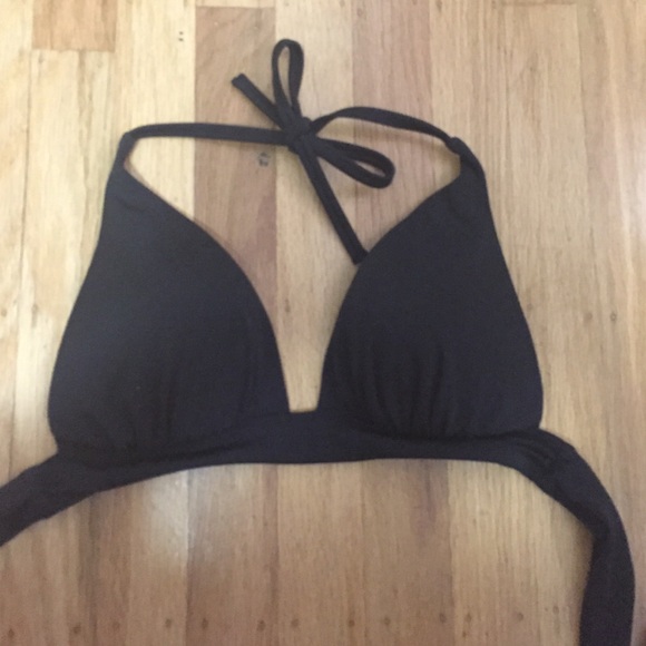 Victoria's Secret Black halter bikini top!
