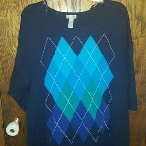 Catherine's Blue Diamond Sweater