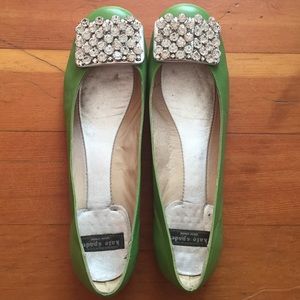 Festive Kate Spade Embellished Party Flats