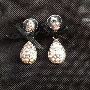 Studded dangle earrings