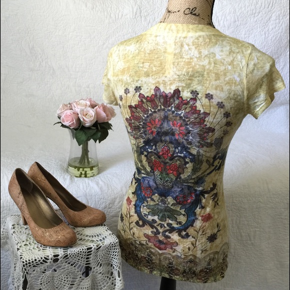 Burn out sequin top - Picture 3 of 3