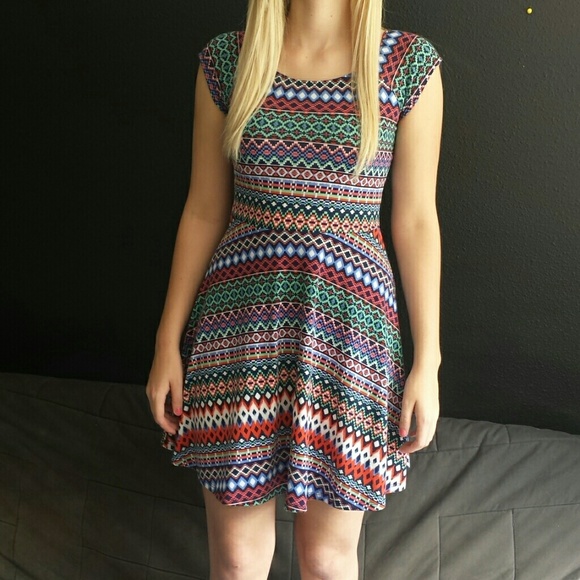 Tribal print dress