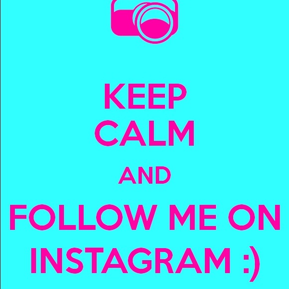 Follow me on Instagram 📷