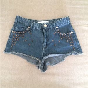 High waisted shorts