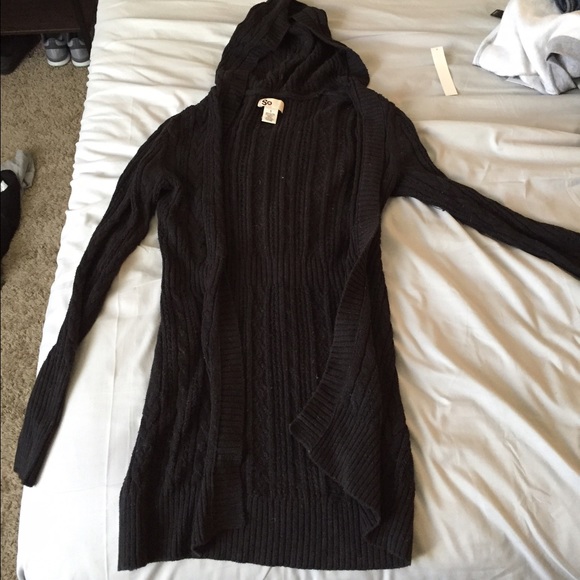 Black cardigan