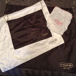 Four Coach Dust Bags