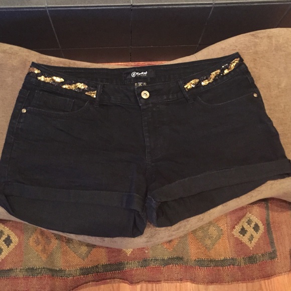 Rewash black denim jeans with embellished waist 13