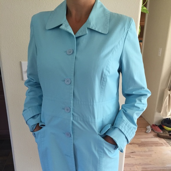 Sky blue Raincoat