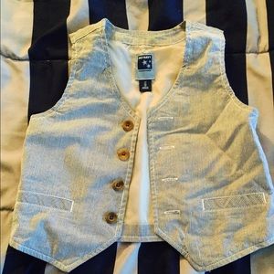 Old Navy Striped Vest 3T