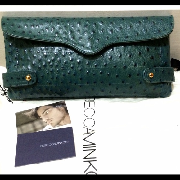 Rebecca Minkoff Simone Clutch in Teal