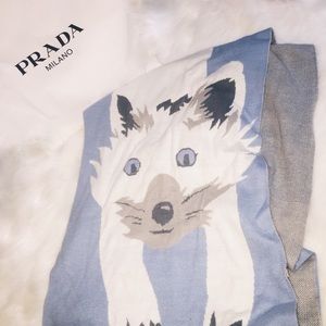 Topshop wolf scarf