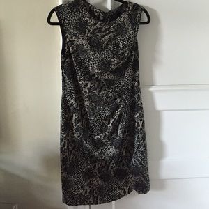 Ann Taylor snakeskin print dress
