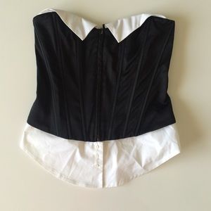 Tuxedo Corset
