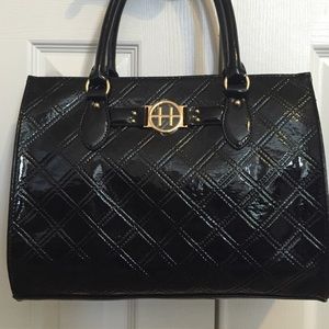 BLACK TOMMY HILFIGER PURSE