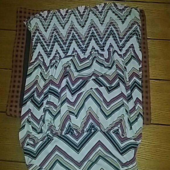 Multi colored zig zag print Candies top