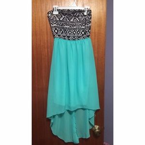 short front long back dress