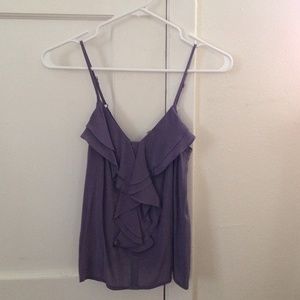 Silk purple top
