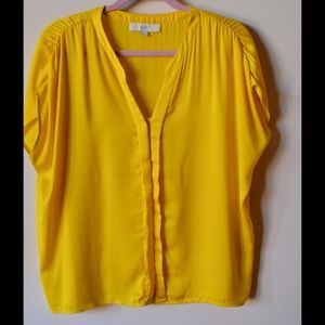 LOFT Golden yellow blouse