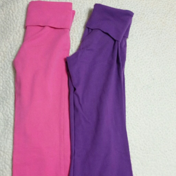 Girls circo yoga pants with roll over waist