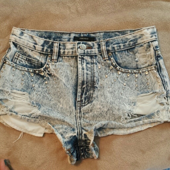 High waisted shorts