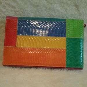 Colorblock Clutch Purse