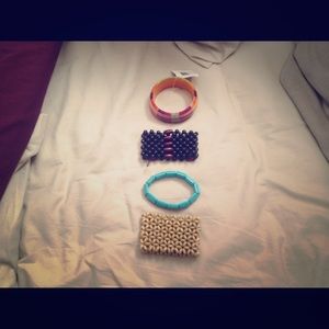 4 bracelets