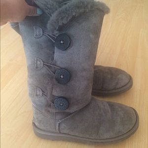 UGG Australia grey button boots