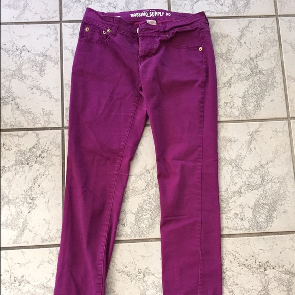 Mossimo Supply Co. purple jeggings (size 3) - Picture 1 of 1
