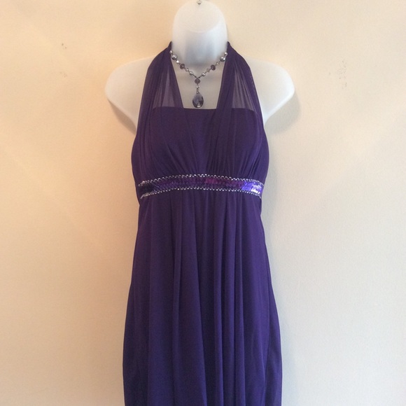 Stunning  purple dress.
