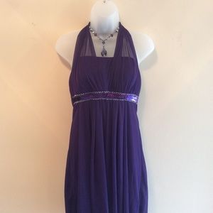 Stunning  purple dress.