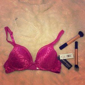 Hot Pink Lace Bra NWT