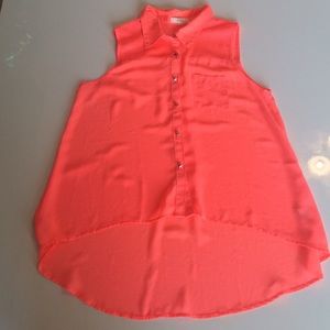 Neon pink top