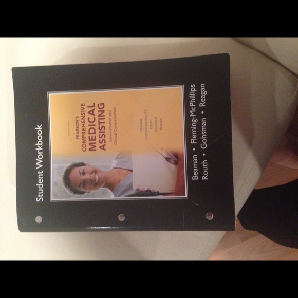 Medical assistant textbook and workbook