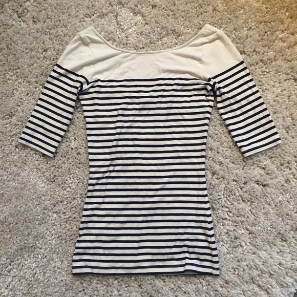 Club Monaco stripe top xs